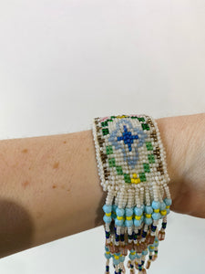 Vintage Multi-Color Beaded Bracelet