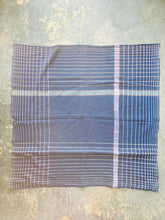 Last Chance Textiles Handmade Blue Cotton Scarf