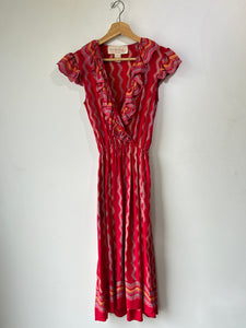 Vintage Zandra Rhodes Silk Printed Dress