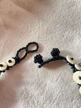 Vintage Beaded Collar with White Shells
