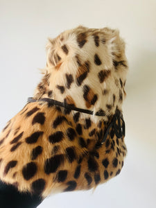 Vintage Vera Pelliccia Barney’s NY Cheetah Hat