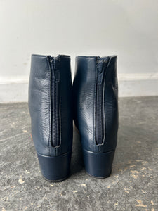 Martiniano Blue Wedge Boots