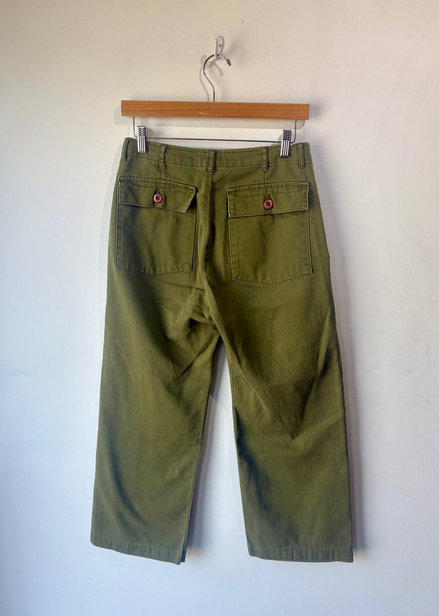 Doen Green Army Pants - The Curatorial Dept.