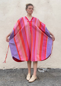 Josefa for Neiman Marcus Pink and Orange Caftan