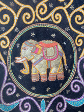 Vintage Carol Horn Vest With Sequin Elephants