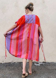 Josefa for Neiman Marcus Pink and Orange Caftan
