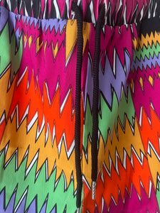 Pasdemer Colorful Zigzag Shorts