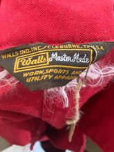 Vintage Walls Master Made Red Coveralls 36 Tall