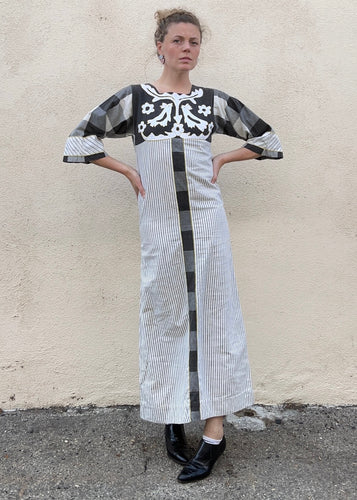 Russel Davis Josefa Embroidered Birds dress