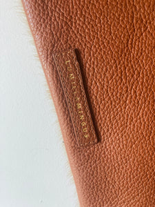 Lumilla Mingus Leather and Fur Computer Case