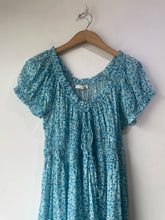 Doen Light Blue Ashlynn Floral Maxi Dress