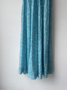 Doen Light Blue Ashlynn Floral Maxi Dress