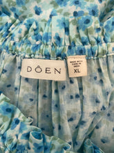 Doen Light Blue Ashlynn Floral Maxi Dress