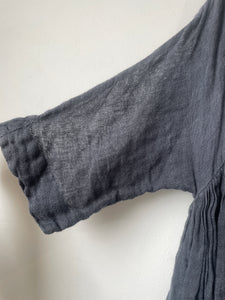 Egg Trading Blue Linen Florence Dress