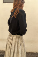 Vintage Shinawatra Black & White Silk Skirt