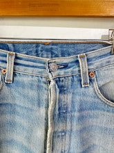 Levi's Distressed Light Wash 501s