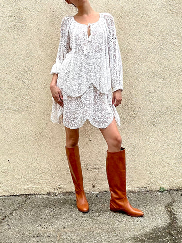 Zimmermann White Lace Dress