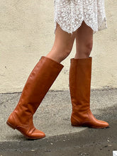 Doen Brown Leather Riding Boots