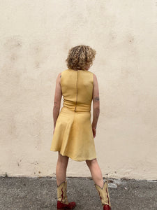 Vintage Buckskin Leather Dress