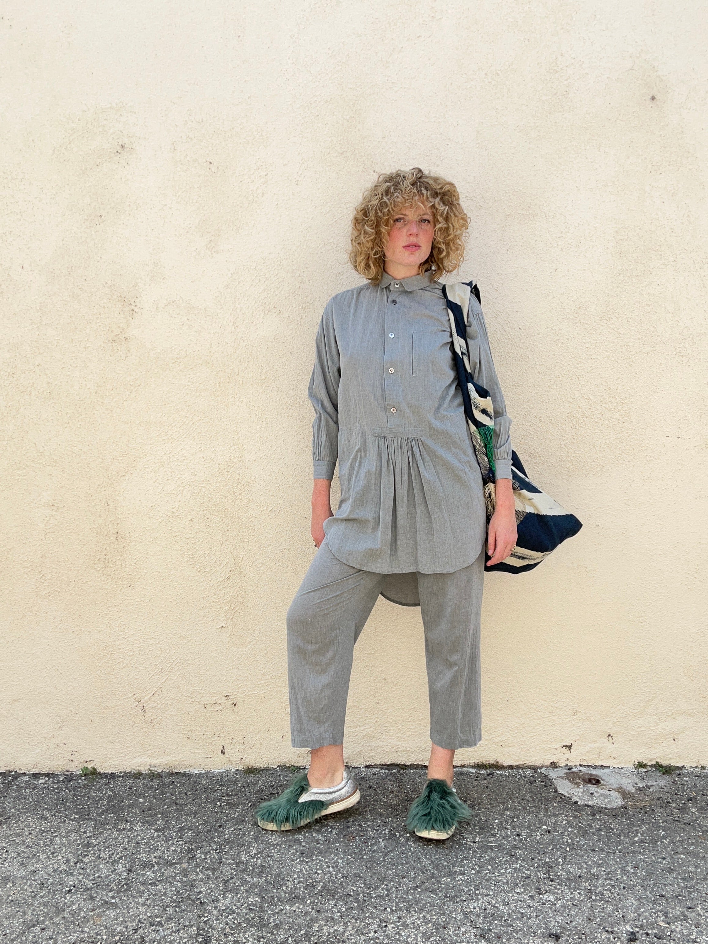 Maison Margiela Teal-Green Fur Shoes – The Curatorial Dept.