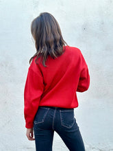 Vintage Meister Red Acrylic Snowflake Sweater