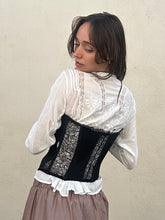 YSL Yves SAINT LAURENT Lace Bustier Top