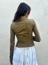 Rick Owens Tan Leather Jacket
