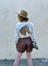 Vintage Manhattan Hand-Painted Horse Shirt