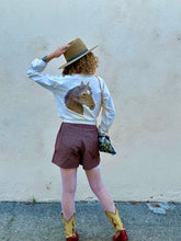 Vintage Manhattan Hand-Painted Horse Shirt