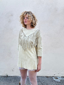 Isabel Marant Suede Fringe Tunic