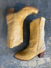 Vintage Town & Country Heeled Cowgirl Boots