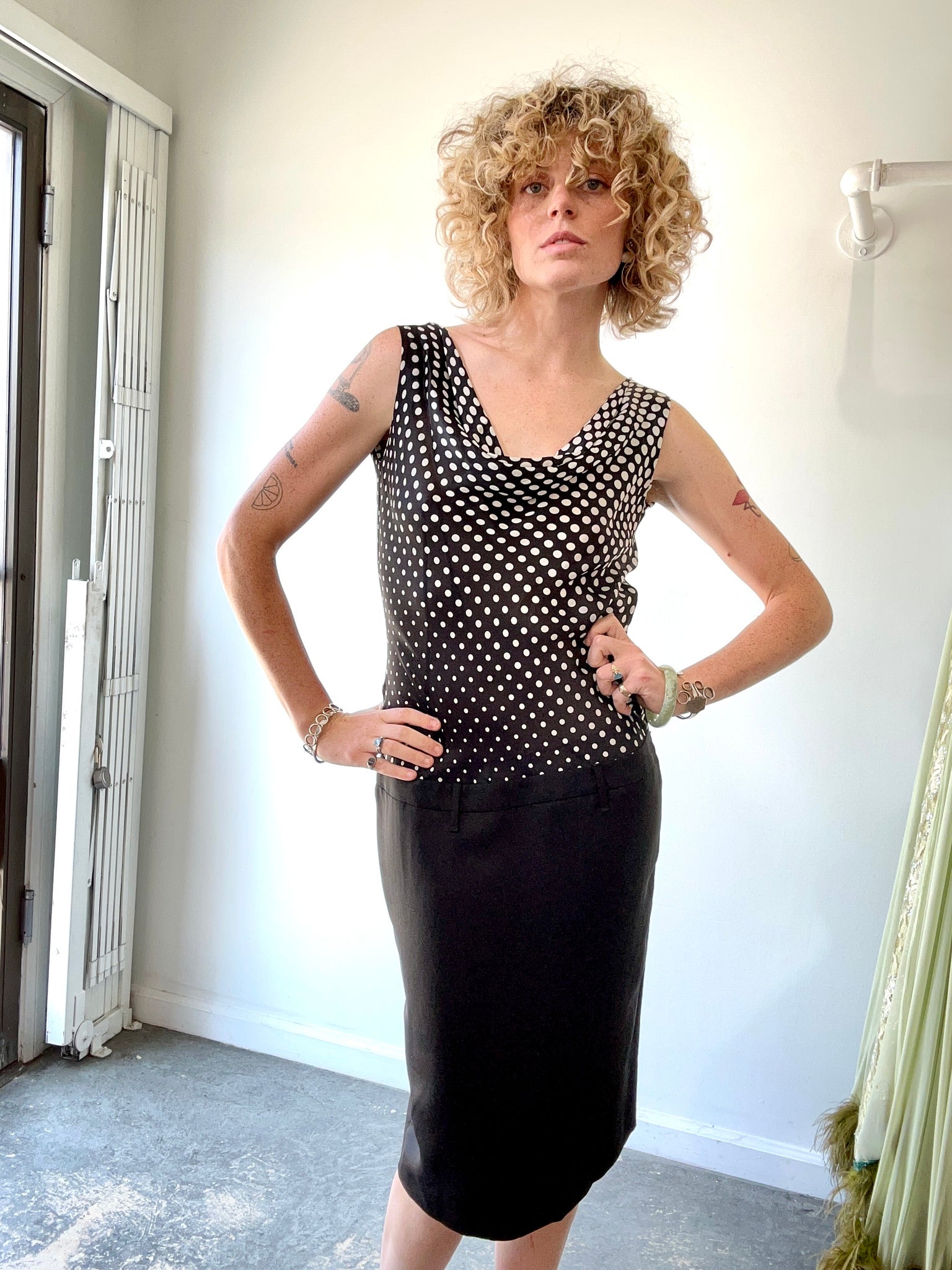 Alexander Mcqueen Black And White Dress Alexander Mcqueen Black