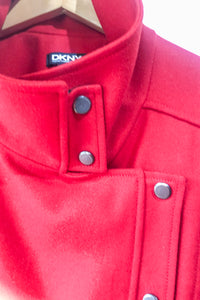 DKNY Red Wool Jacket