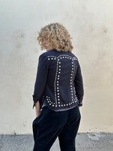 Vintage Roncelli Studded Black Jacket