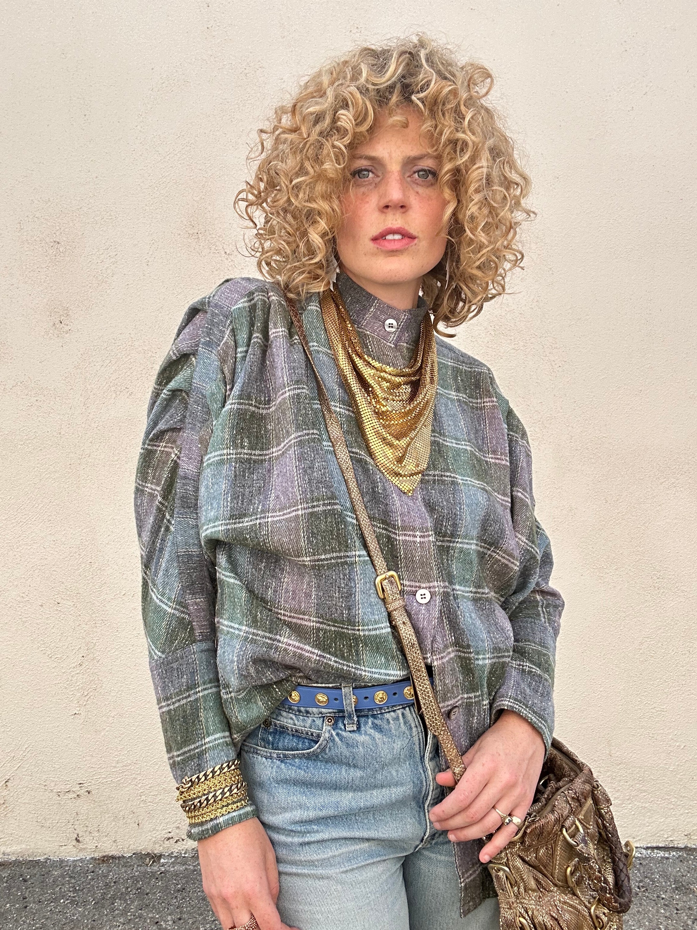 Vintage Issey Miyake Grey Plaid Shirt – The Curatorial Dept.