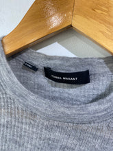 Isabel Marant Grey Cashmere Short Sleeve Sweater