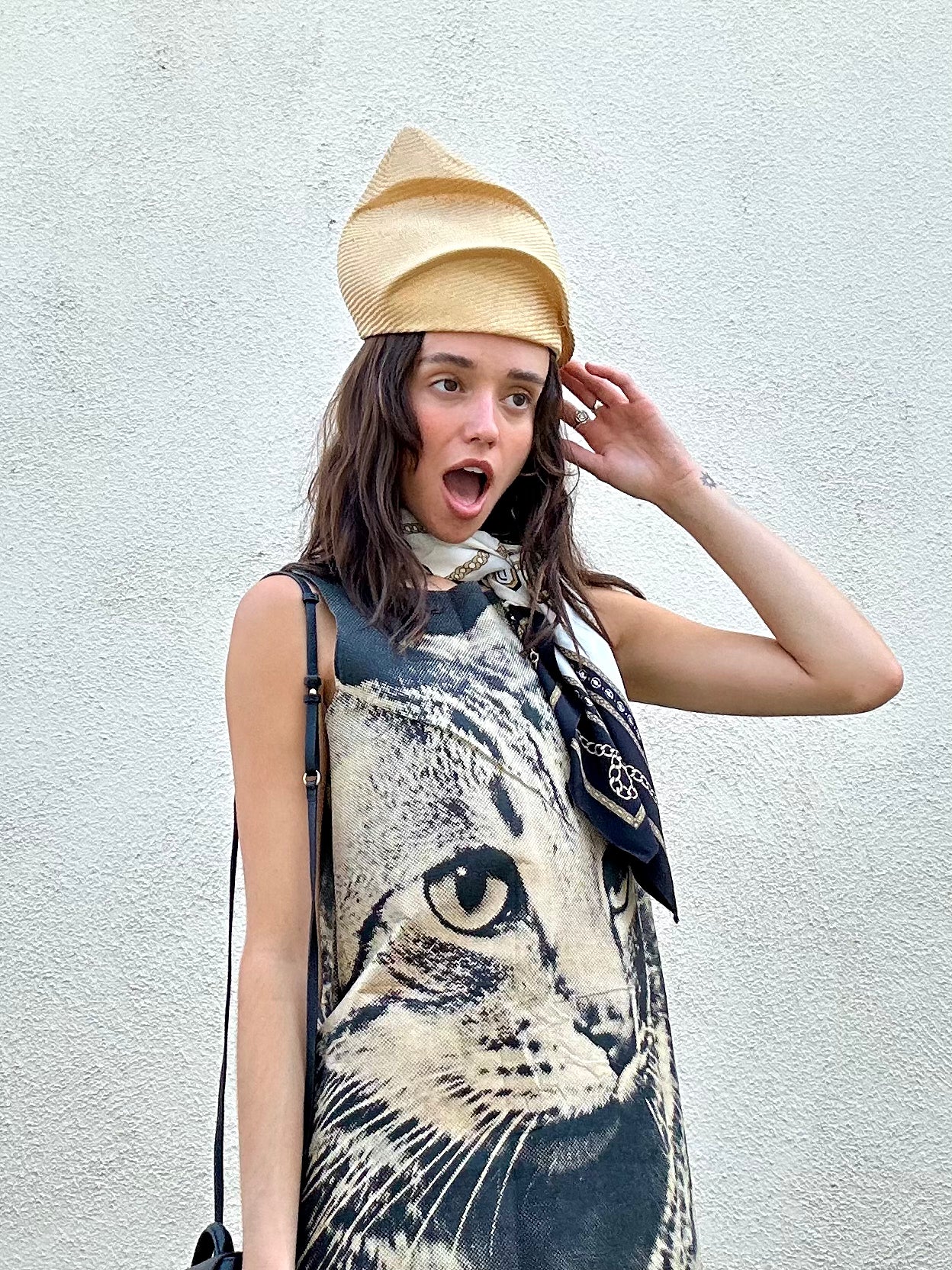 Vintage Giorgio Armani Sculptural Hat - The Curatorial Dept.