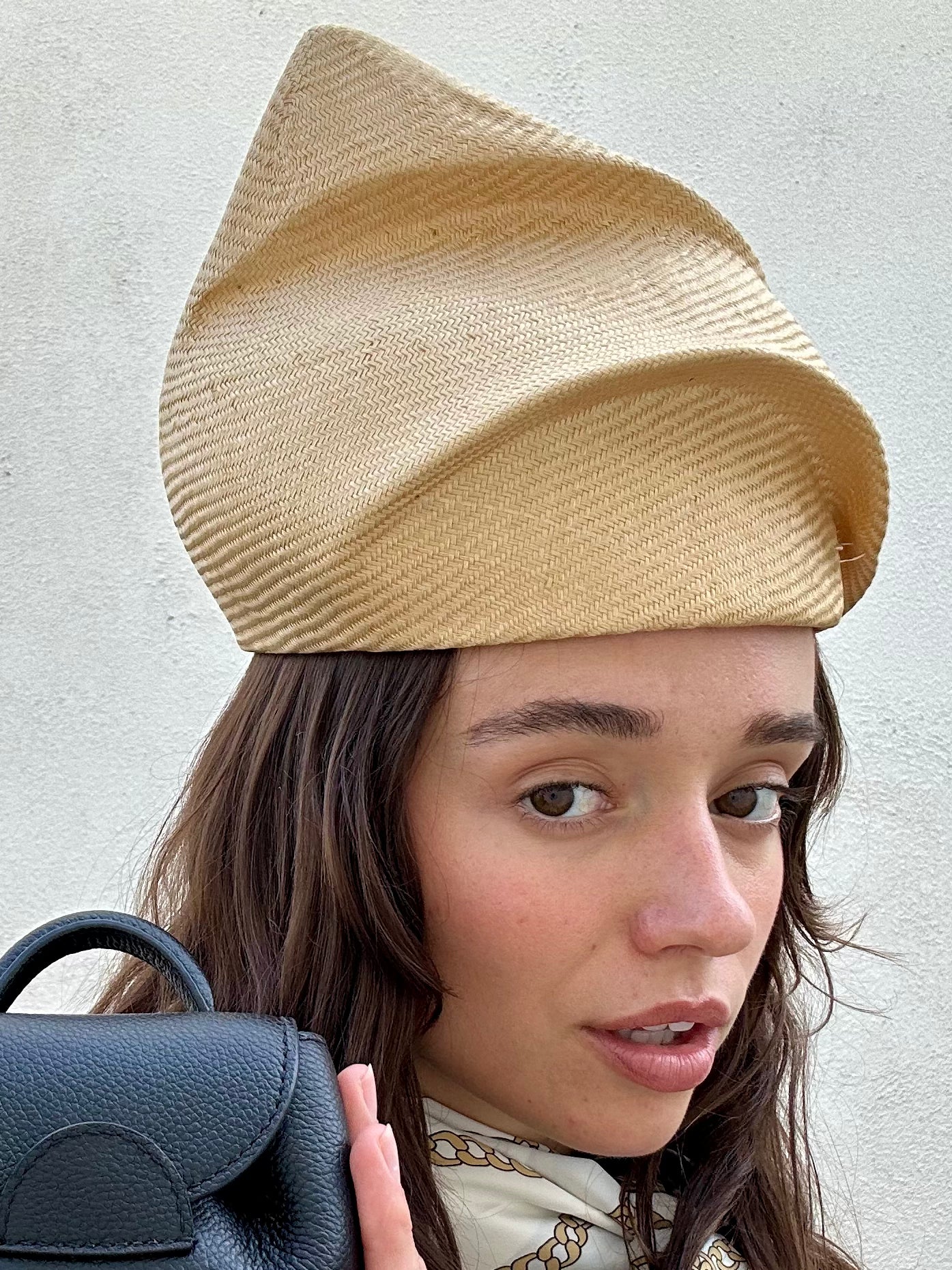 Vintage Giorgio Armani Sculptural Hat - The Curatorial Dept.