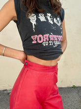 Michael Hoban Red Leather Pants