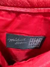 Michael Hoban Red Leather Pants