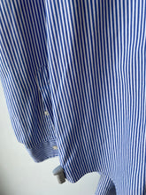 Vintage Ralph Lauren Polo Blue & White Striped Oxford Shirt