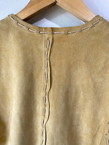 Dolce & Gabbana Tan Suede Vest