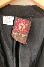 Vtg. Anne Klein Black Wool Jacket