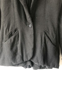 Vtg. Anne Klein Black Wool Jacket