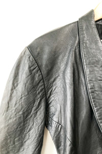 Michael Hoban for North Beach Leather Black Jacket