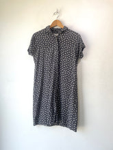 Vintage Hartford Grey Silk Polka Dot Mini Dress