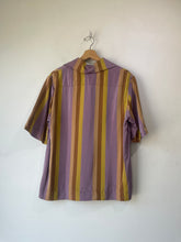 Dries van Noten Lavender Yellow Striped Shirt
