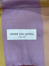Dries van Noten Lavender Yellow Striped Shirt