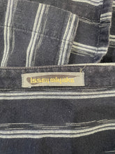 Issey Miyake Navy Striped Tunic Top