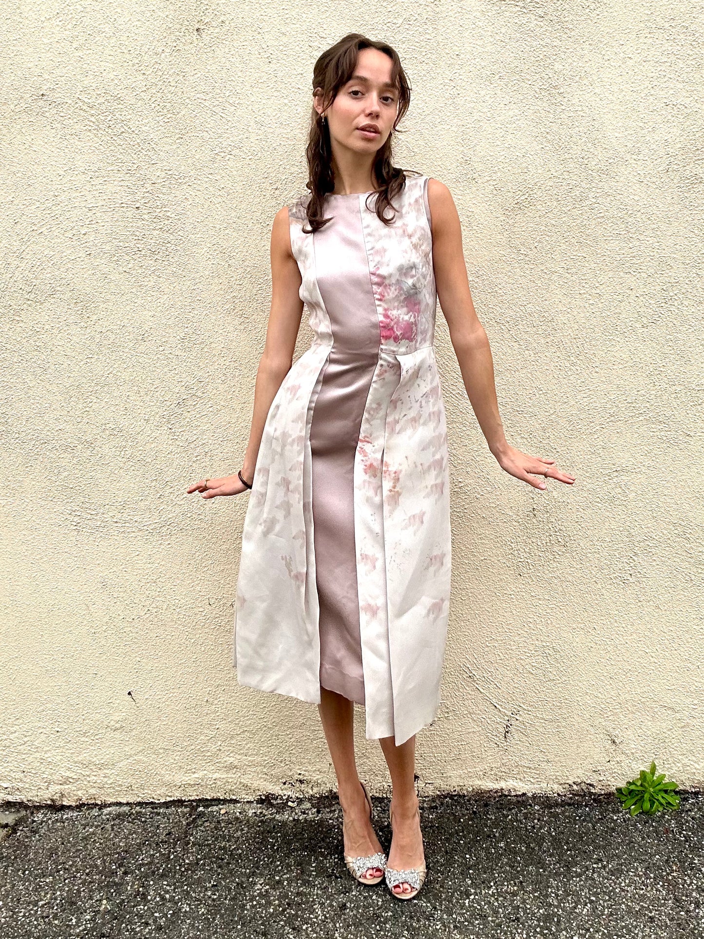 Christian Dior Hand Painted Silk Dress – The Curatorial Dept Christian Dior Hand Painted Silk Dress – The Curatorial Dept